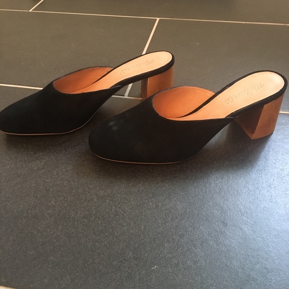 Madewell Tabitha Mule 7.5 NEW Black Suede - Picture 2 of 5